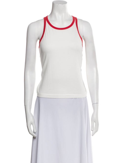 L'Agence Scoop Neck Sleeveless Top