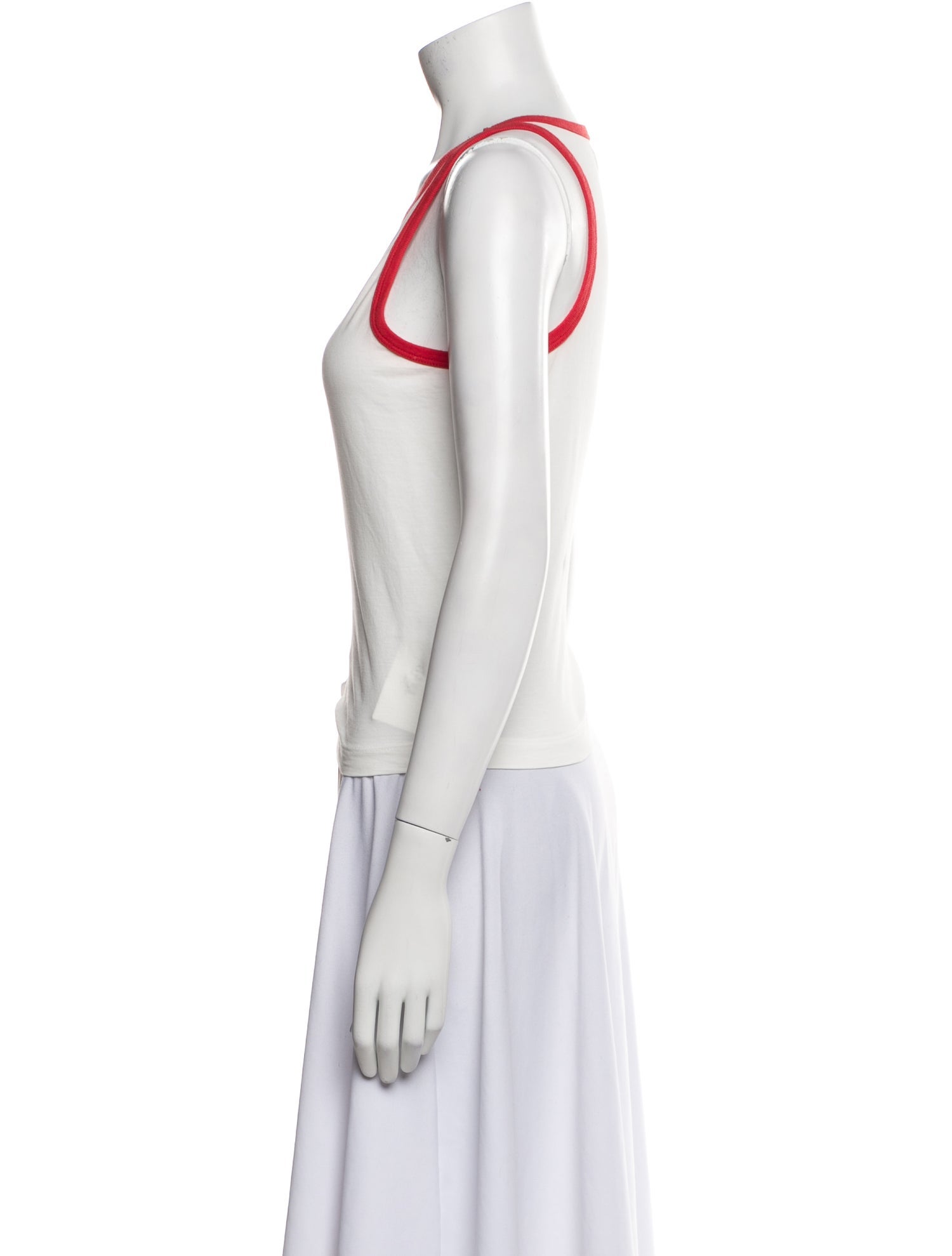 L'Agence Scoop Neck Sleeveless Top