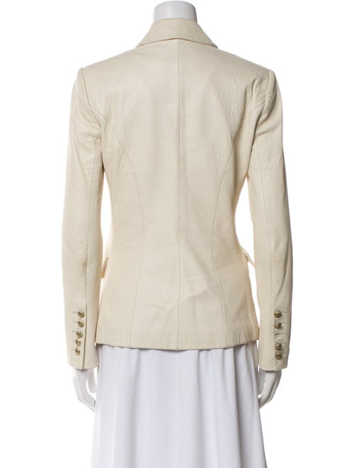 L'Agence Leather Blazer