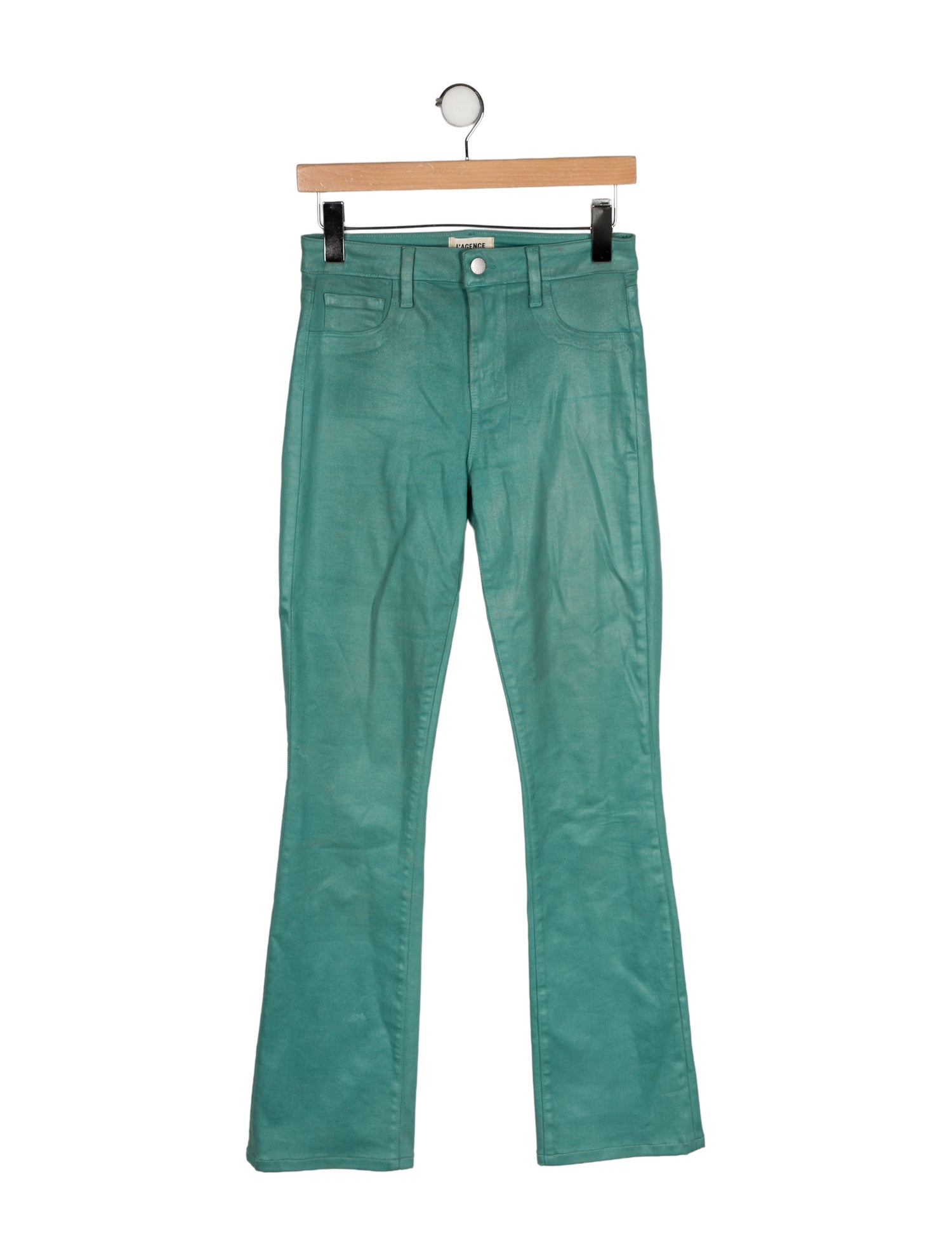 L'Agence Mid-Rise Straight Leg Jeans