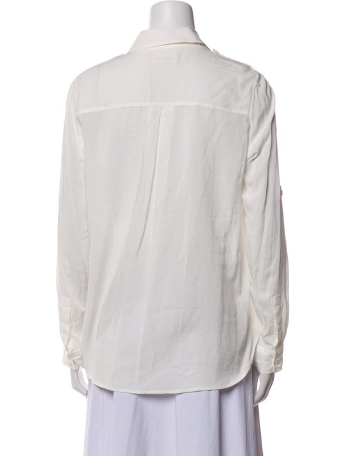 L'Agence Long Sleeve Button-Up Top