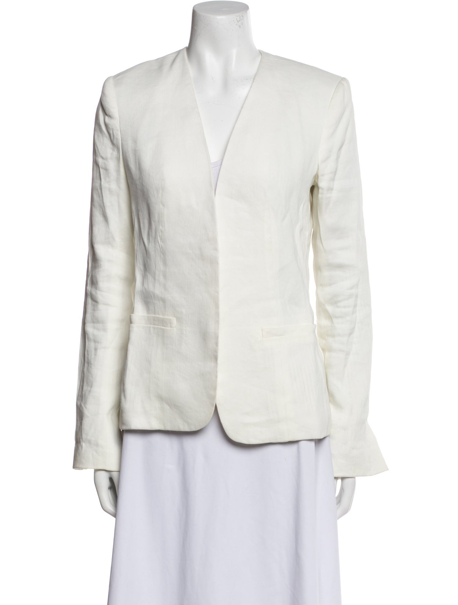 L'Agence Linen Evening Jacket