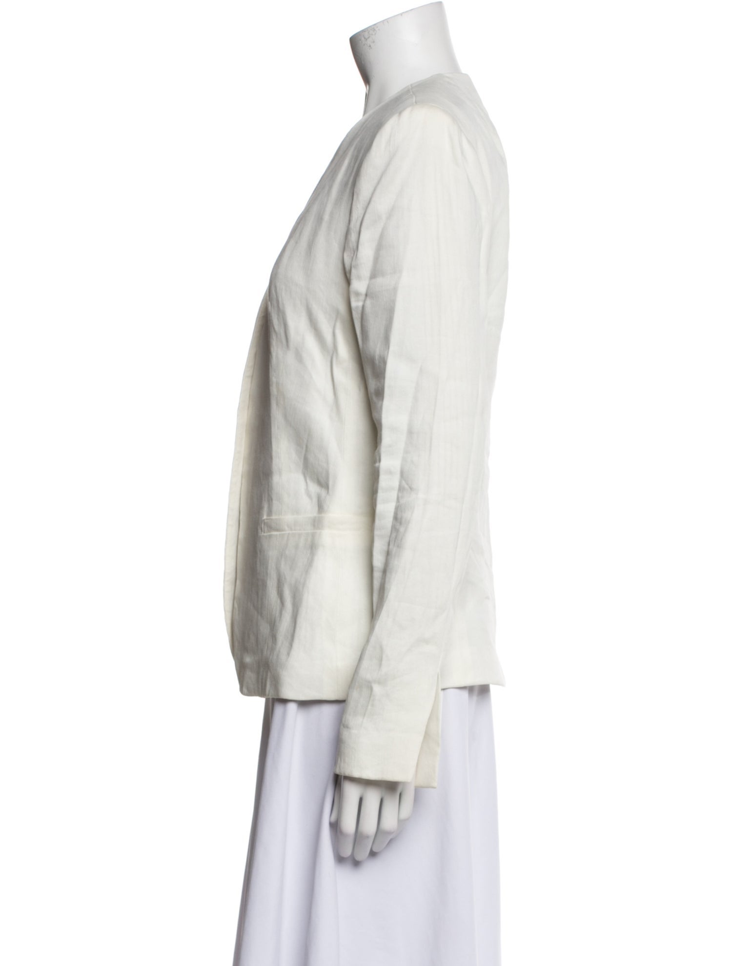 L'Agence Linen Evening Jacket