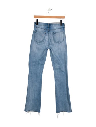 L'Agence Mid-Rise Straight Leg Jeans