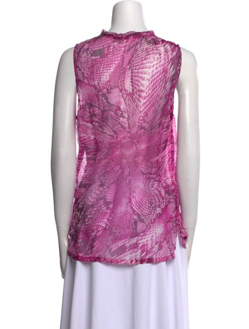 L'Agence Silk Printed Top