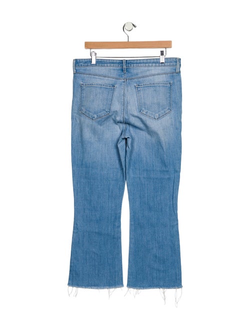 L'Agence Mid-Rise Wide Leg Jeans