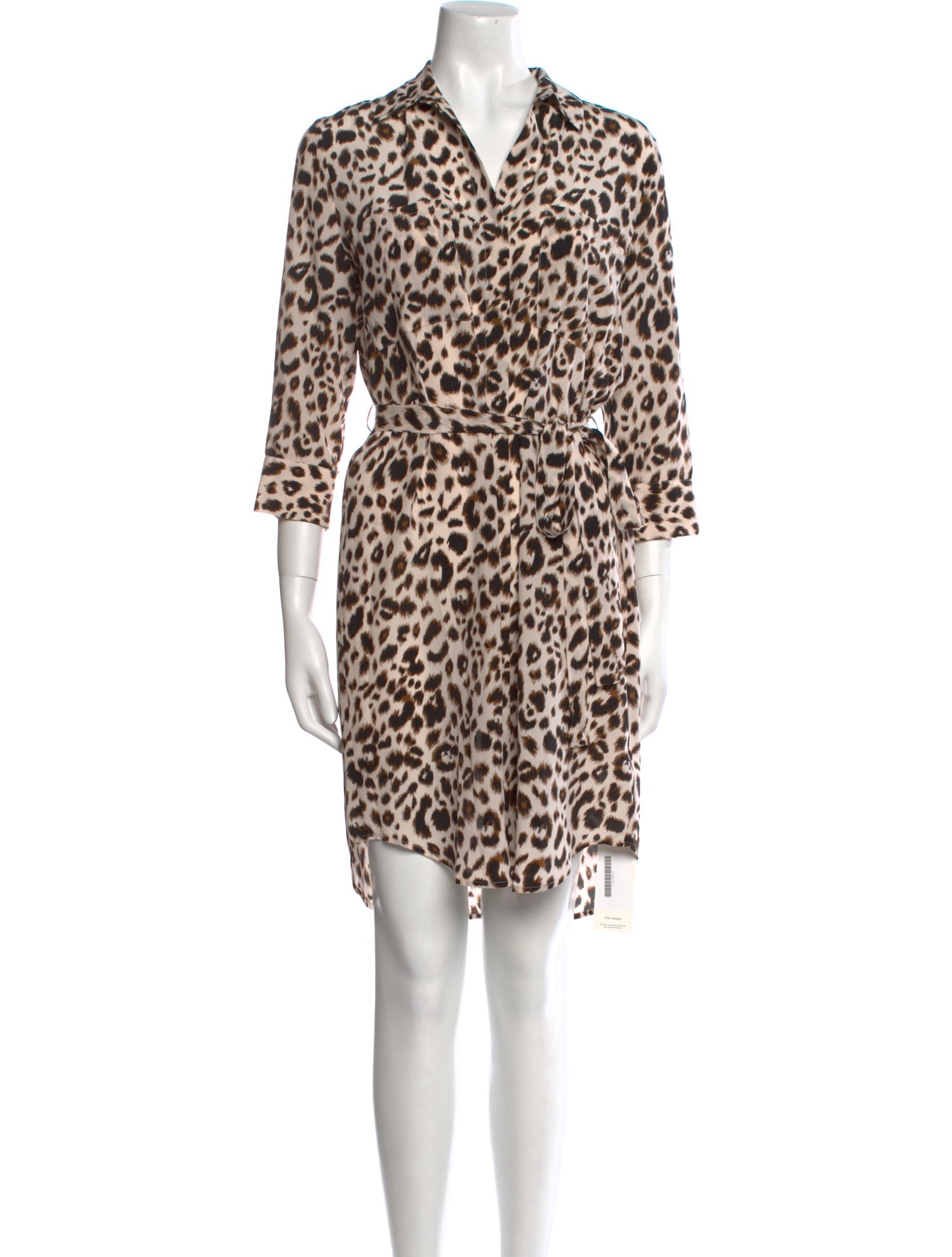 L'Agence Silk Mini Dress