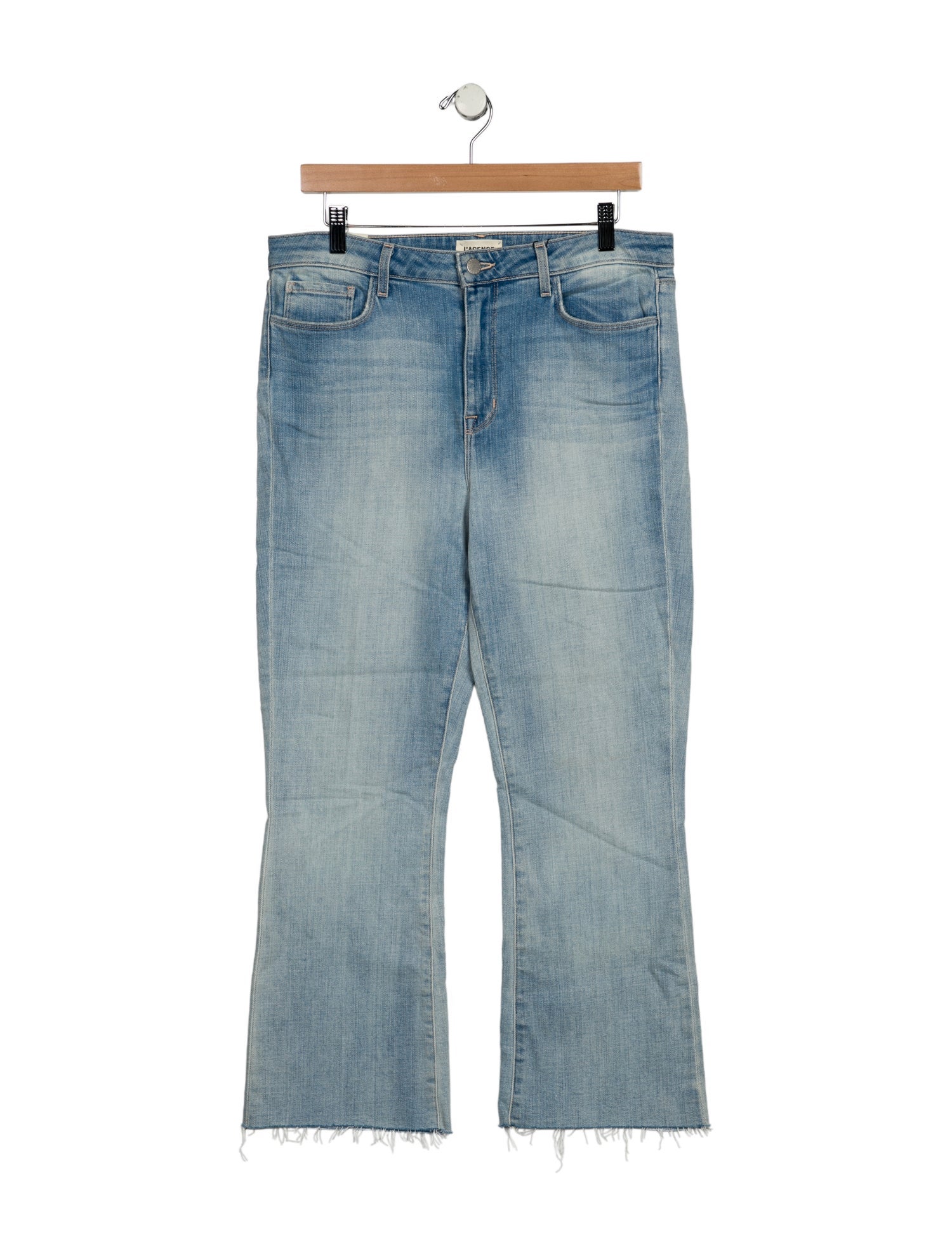 L'Agence Mid-Rise Wide Leg Jeans