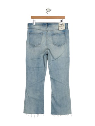 L'Agence Mid-Rise Wide Leg Jeans