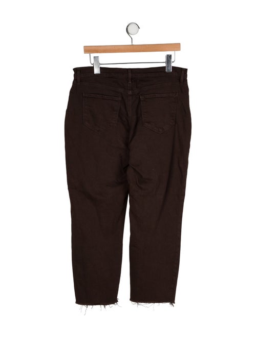 L'Agence High-Rise Straight Leg Jeans