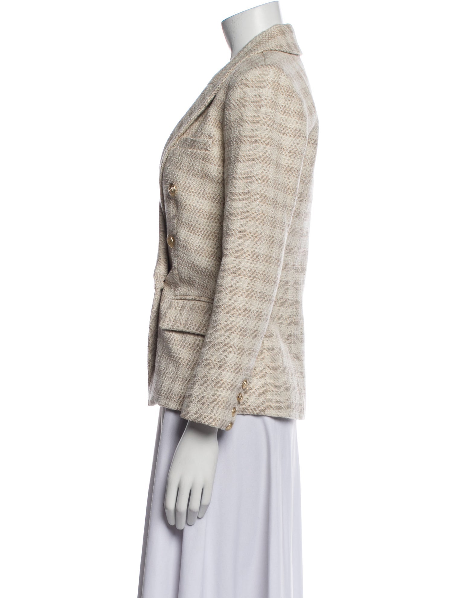 L'Agence Plaid Print Blazer w/ Tags