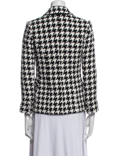 L'Agence Houndstooth Print Blazer