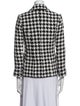 L'Agence Houndstooth Print Blazer
