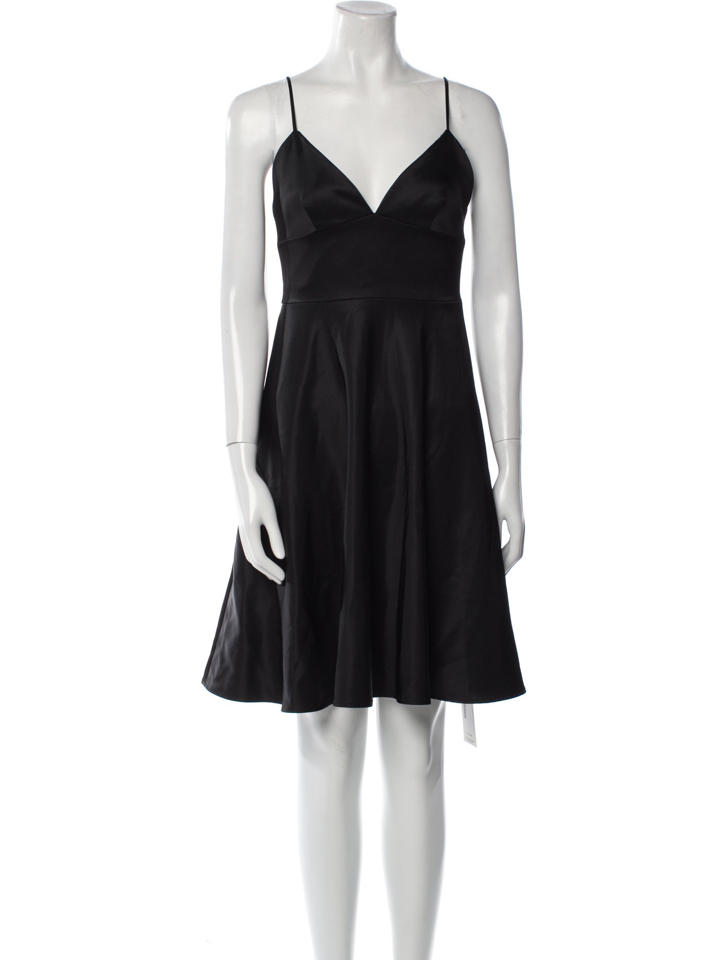 L'Agence V-Neck Mini Dress