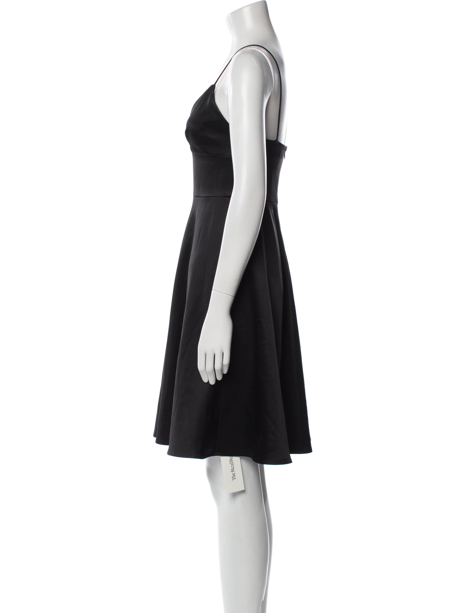 L'Agence V-Neck Mini Dress