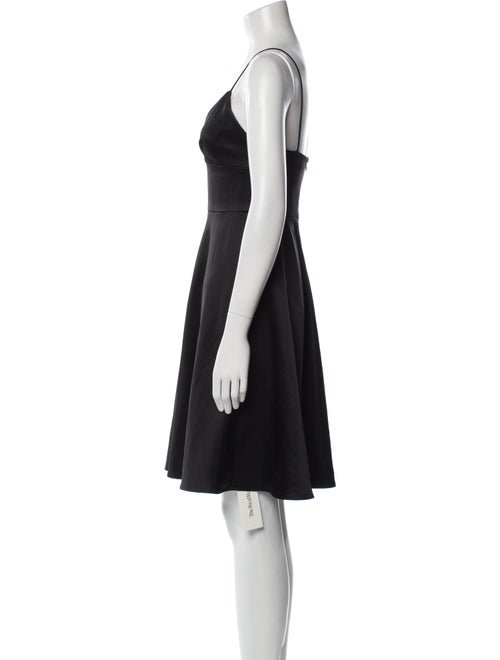 L'Agence V-Neck Mini Dress