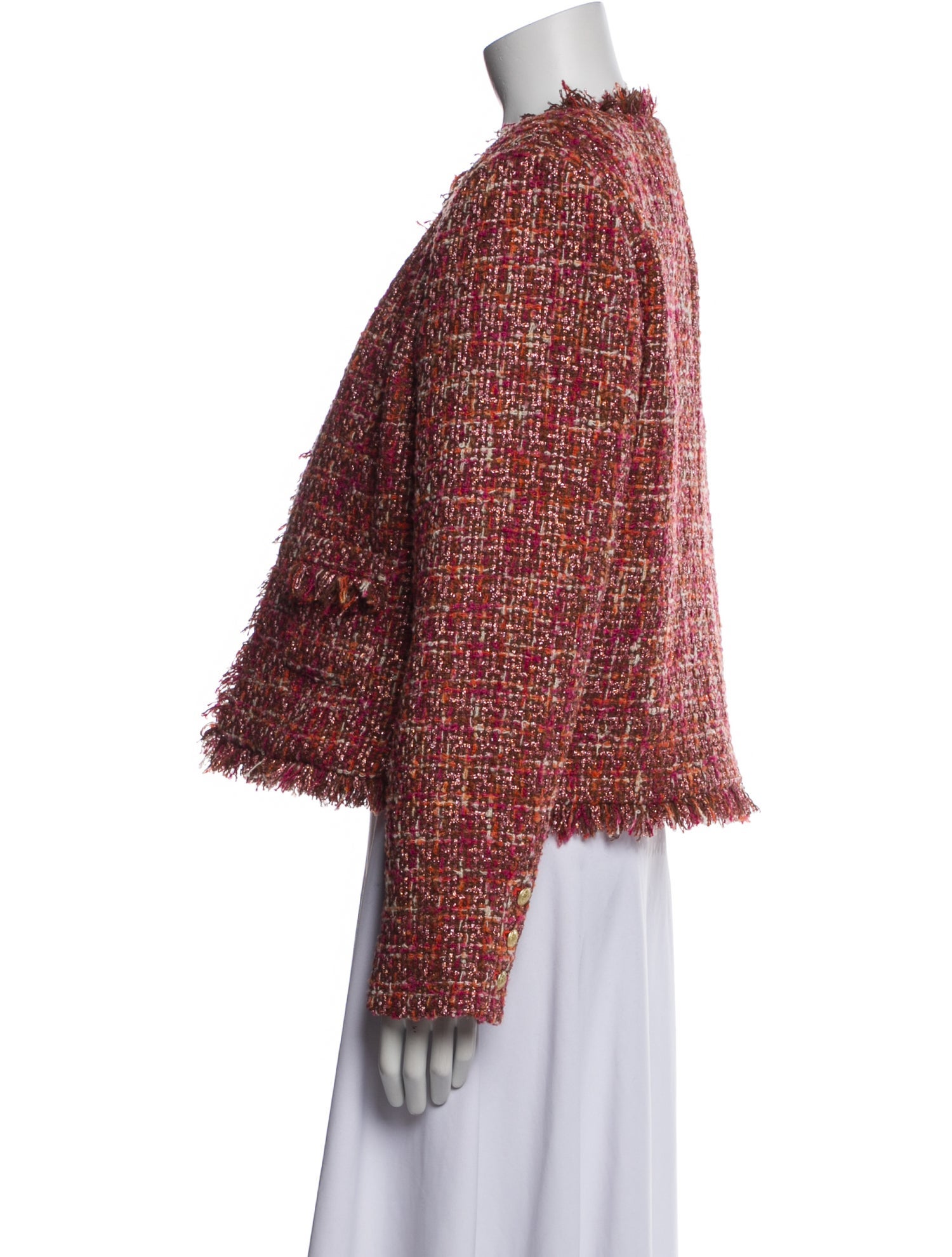 L'Agence Tweed Pattern Evening Jacket w/ Tags