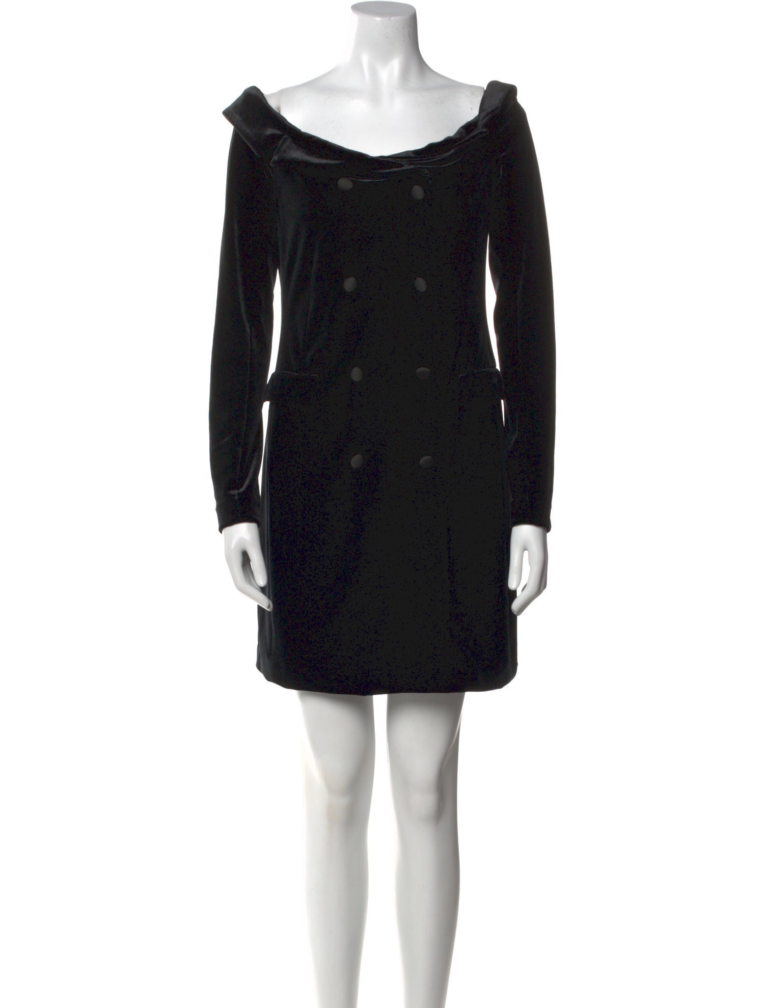 L'Agence Bateau Neckline Mini Dress