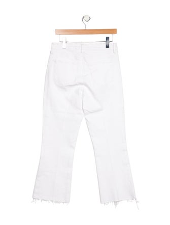 L'Agence Mid-Rise Wide Leg Jeans