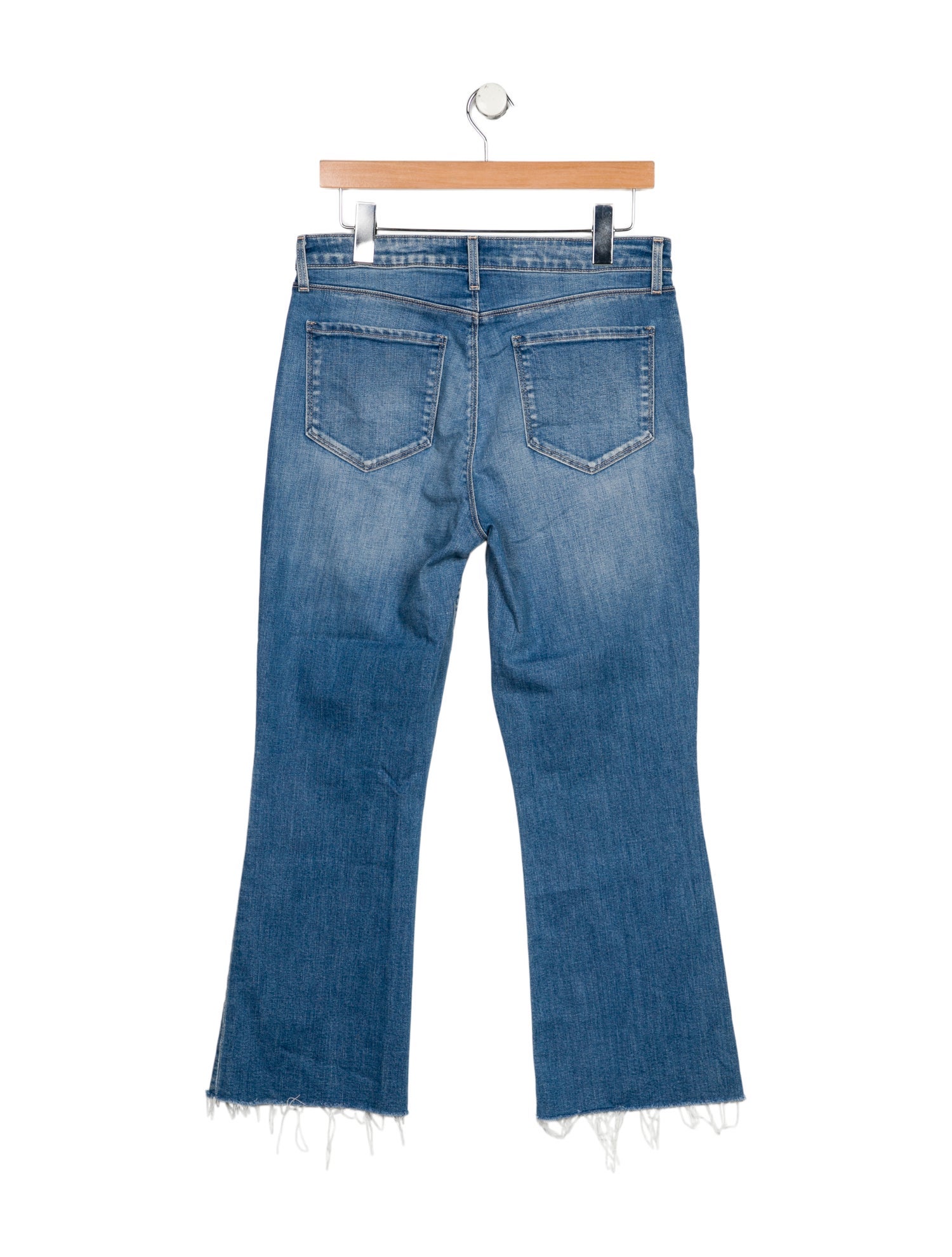 L'Agence Mid-Rise Wide Leg Jeans