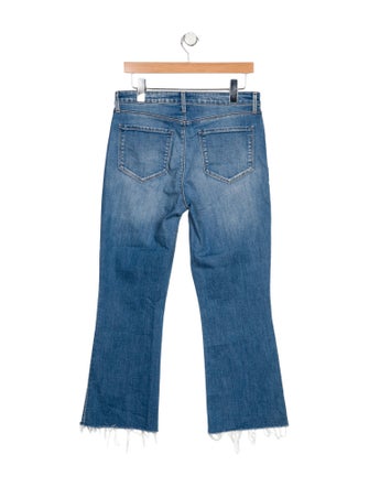 L'Agence Mid-Rise Wide Leg Jeans