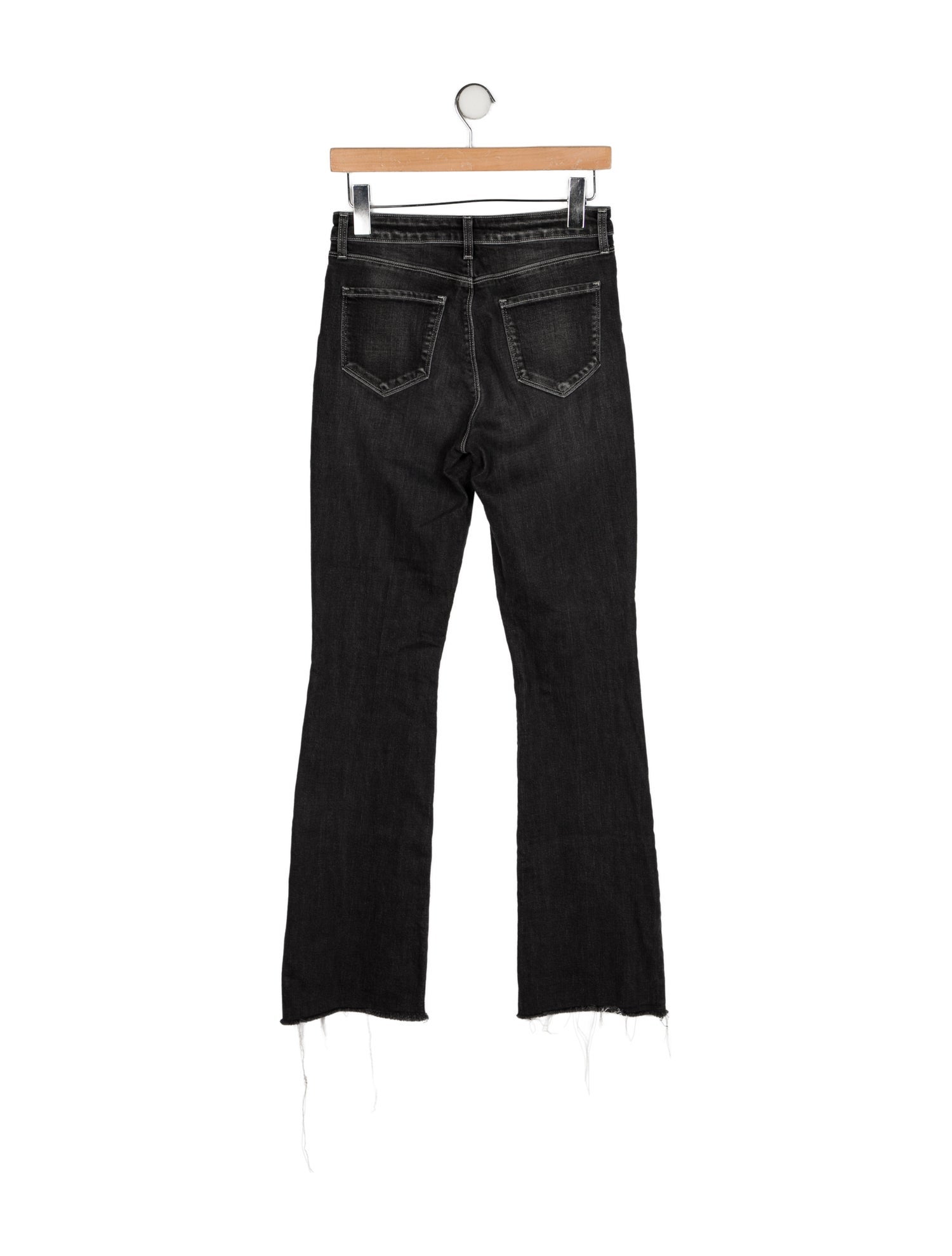 L'Agence Mid-Rise Straight Leg Jeans