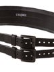 L'Agence Wide Leather Waist Belt