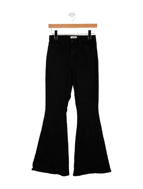 L'Agence Mid-Rise Wide Leg Jeans