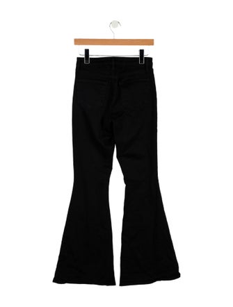 L'Agence Mid-Rise Wide Leg Jeans