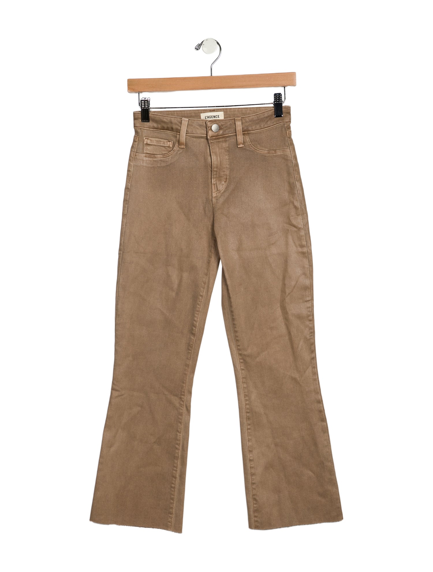 L'Agence Mid-Rise Straight Leg Jeans