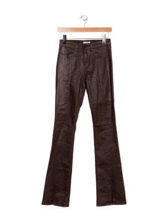 L'Agence Mid-Rise Straight Leg Jeans