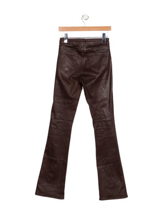 L'Agence Mid-Rise Straight Leg Jeans