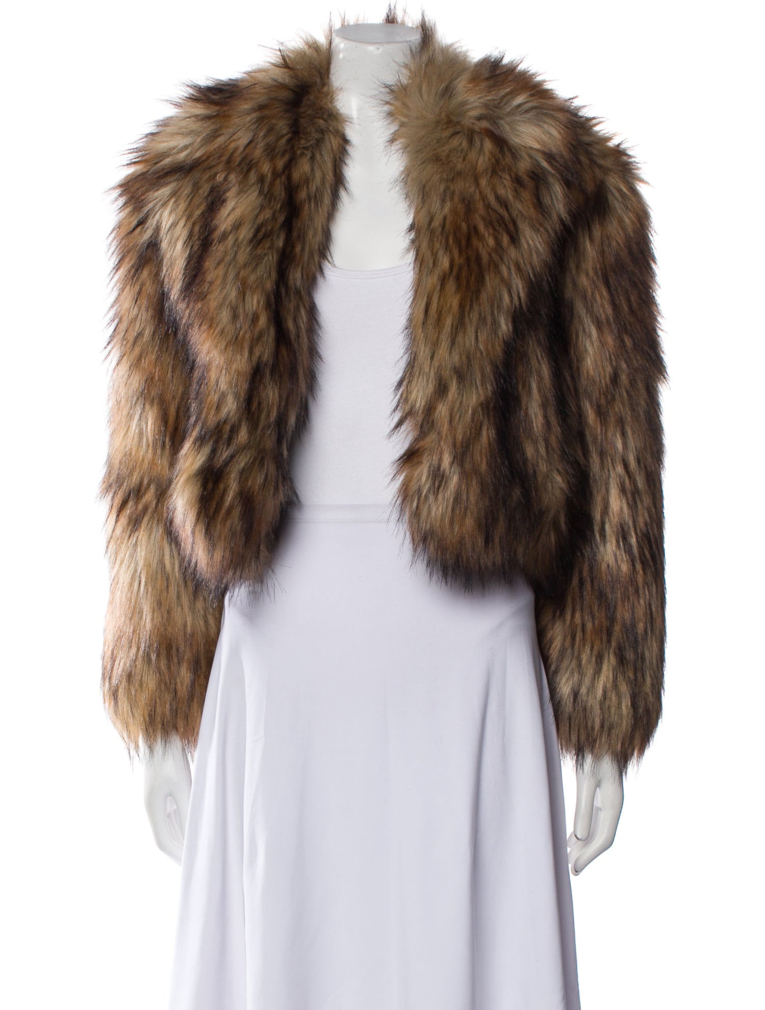 L'Agence Faux Fur Jacket w/ Tags