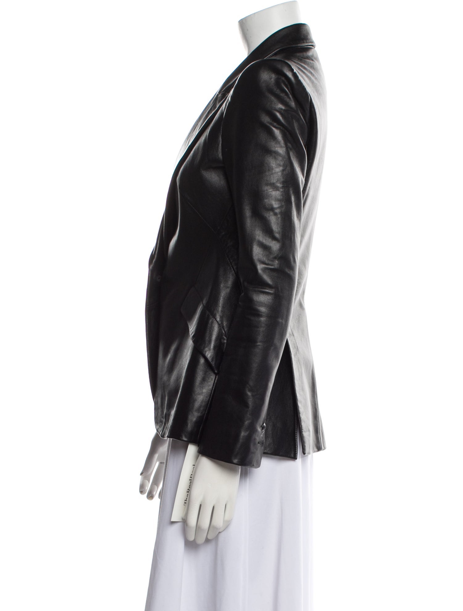 L'Agence Leather Blazer