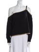 L'Agence One-Shoulder Long Sleeve Blouse