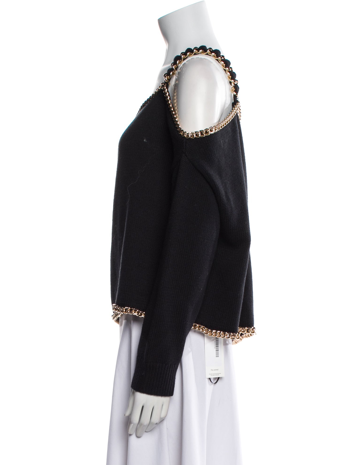 L'Agence One-Shoulder Long Sleeve Blouse