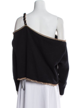 L'Agence One-Shoulder Long Sleeve Blouse