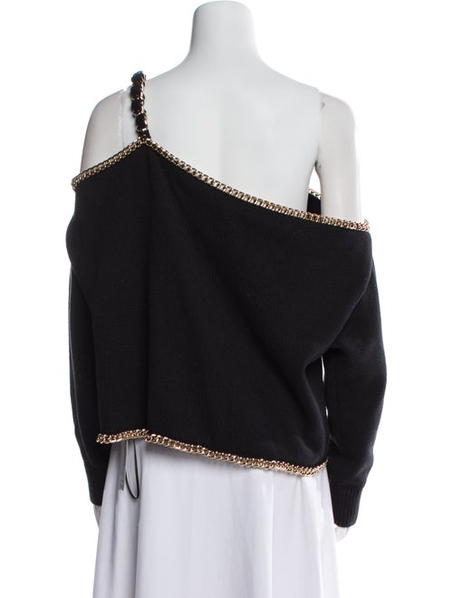 L'Agence One-Shoulder Long Sleeve Blouse