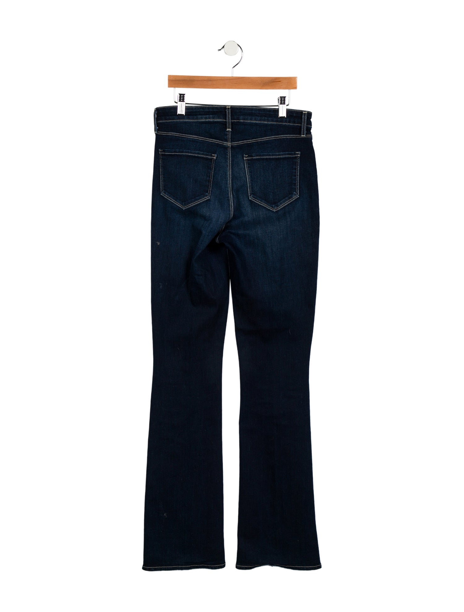 L'Agence Low-Rise Straight Leg Jeans