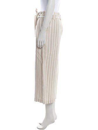 L'Agence Striped Wide Leg Pants