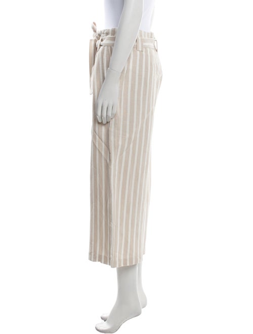 L'Agence Striped Wide Leg Pants