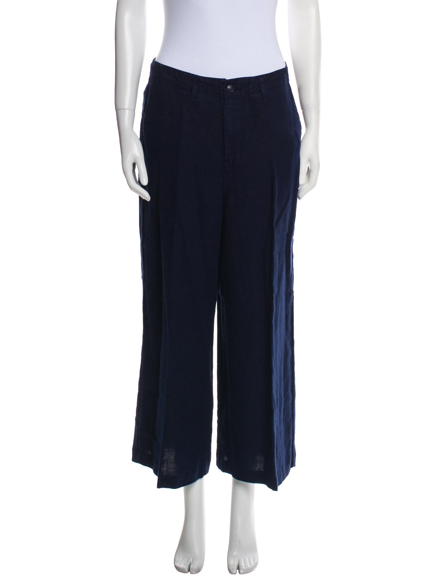L'Agence Linen Wide Leg Pants