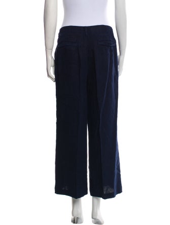 L'Agence Linen Wide Leg Pants