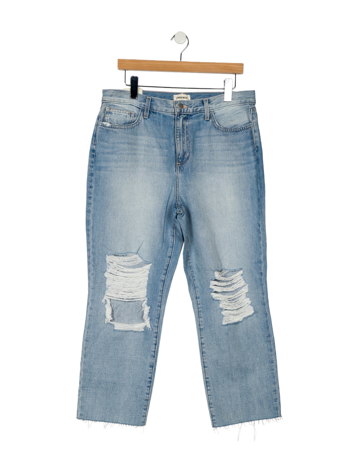 L'Agence High-Rise Straight Leg Jeans w/ Tags