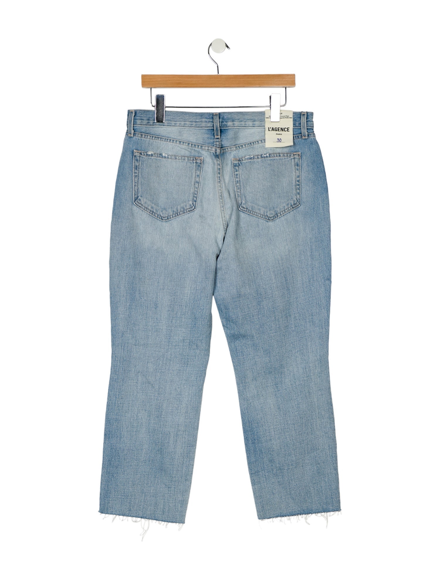 L'Agence High-Rise Straight Leg Jeans w/ Tags