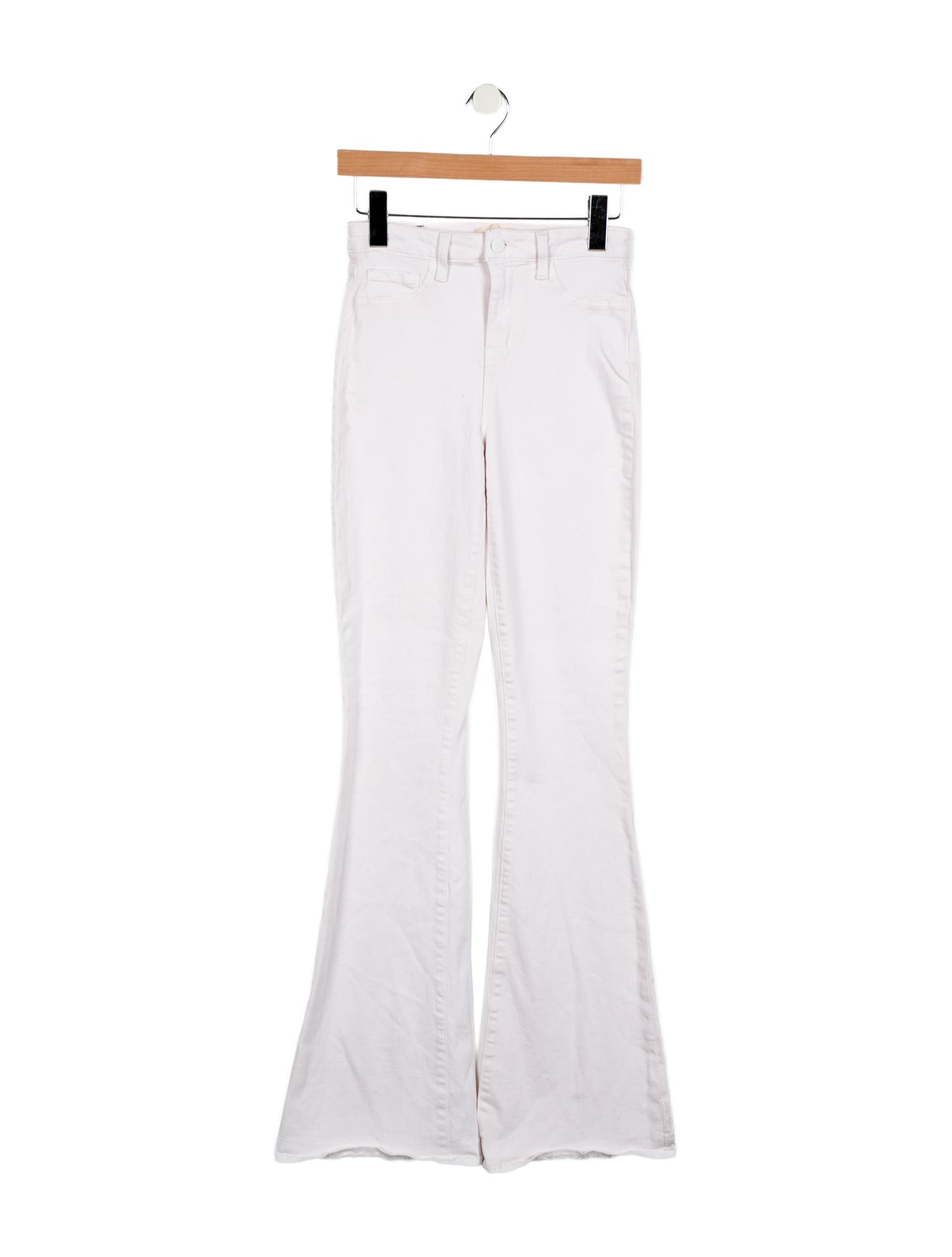 L'Agence Mid-Rise Wide Leg Jeans