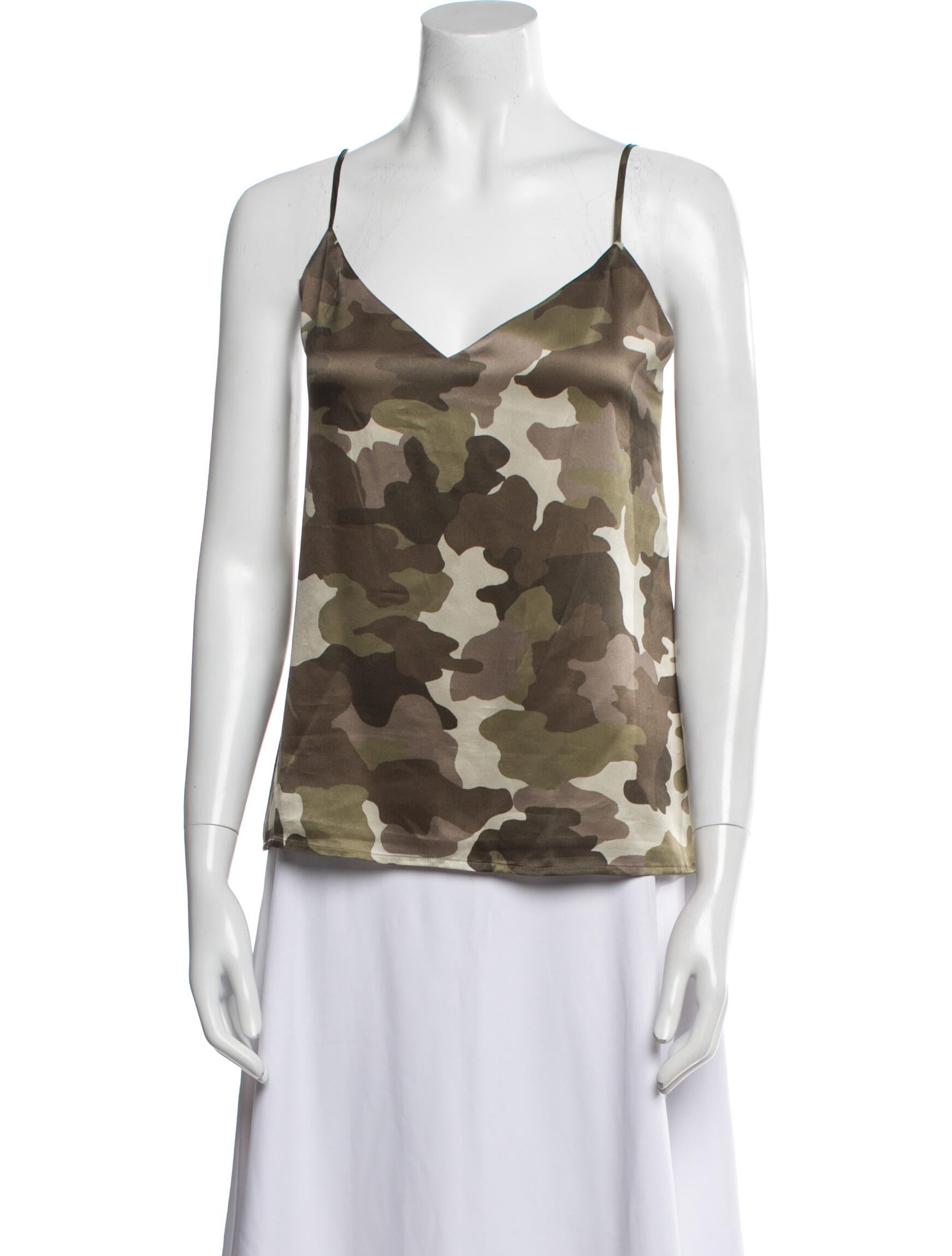 L'Agence Silk Printed Top