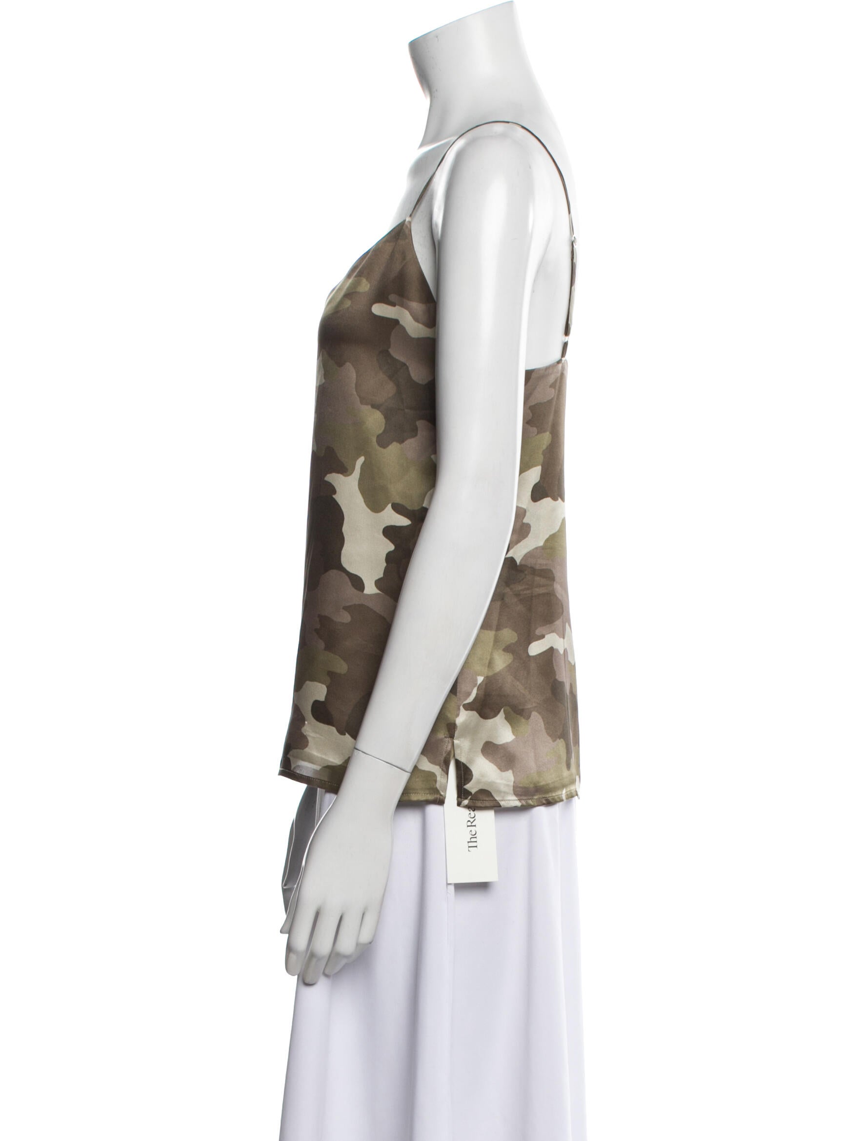 L'Agence Silk Printed Top