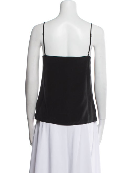 L'Agence Silk V-Neck Top