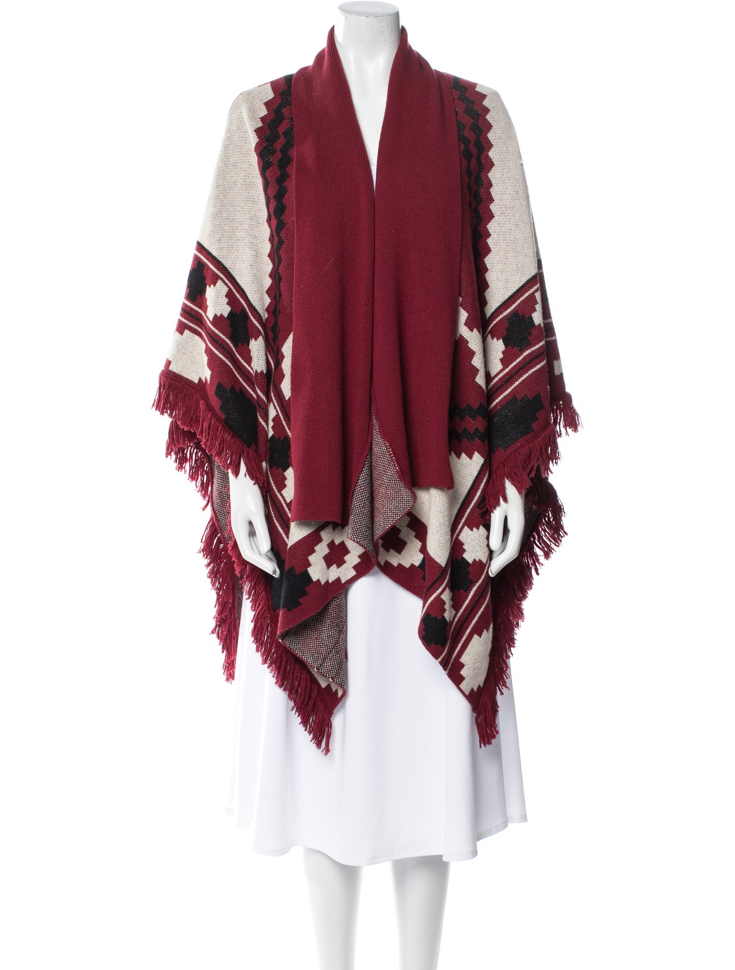 L'Agence Wool Printed Shawl